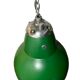 Green industrial lamp