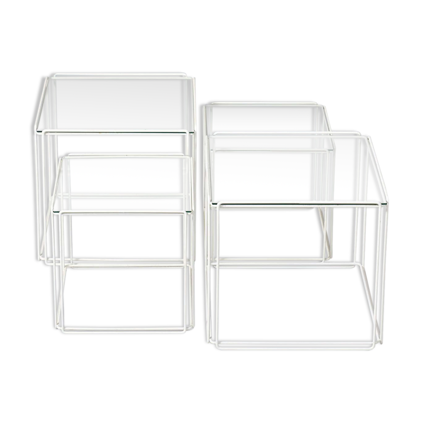 Max Sauze set of four side tables