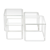 Max Sauze set of four side tables