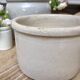 Natural glazed earth pot