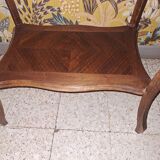 Side desk, Creative leisure table in varnished blond wood 1920