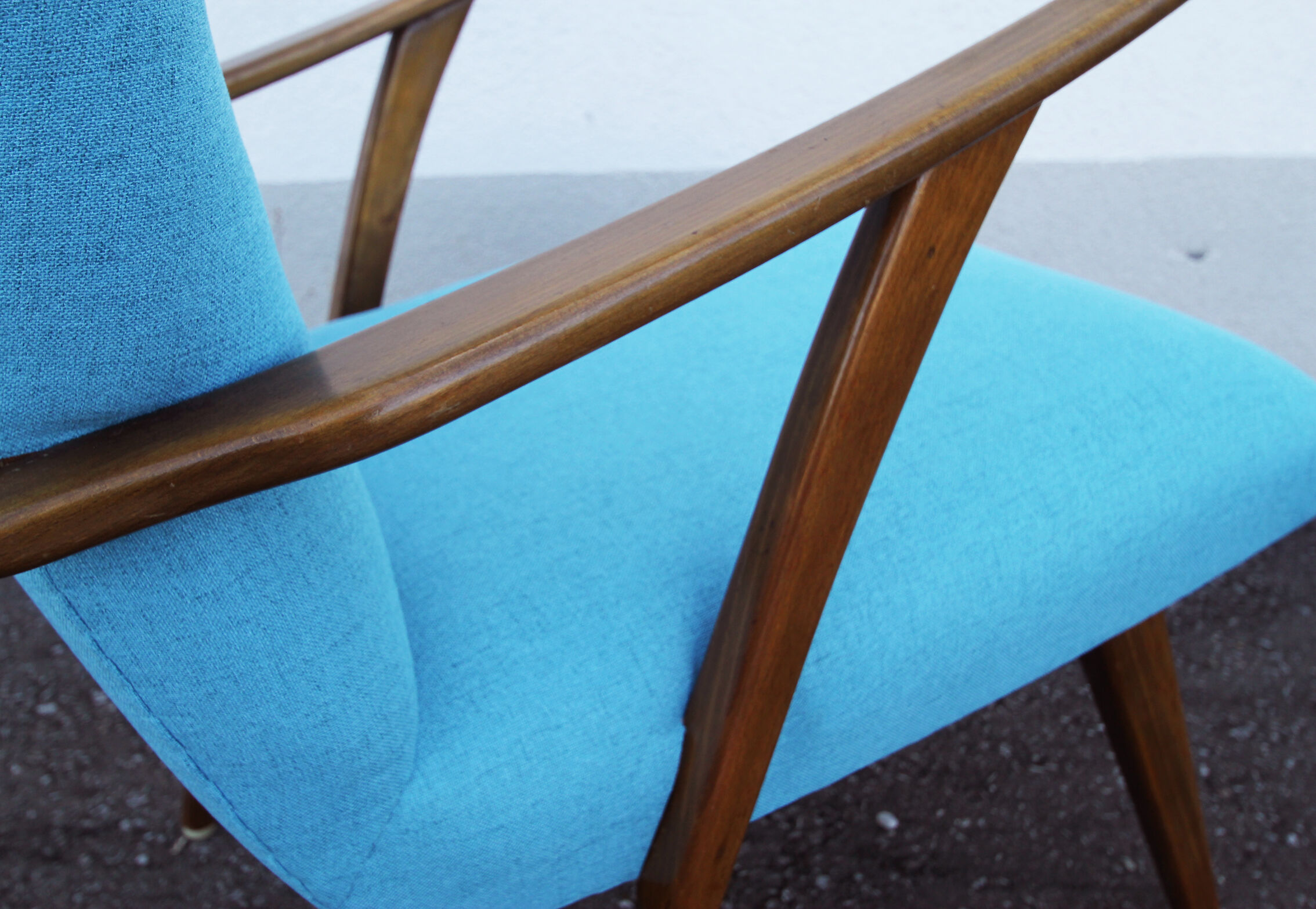 Armchair in light blue 1950