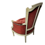 Antique Louis XVI style armchair - around 1900 - traditional upholstery