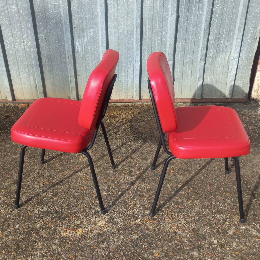 paire de chaise CM196 Pierre Paulin thonet