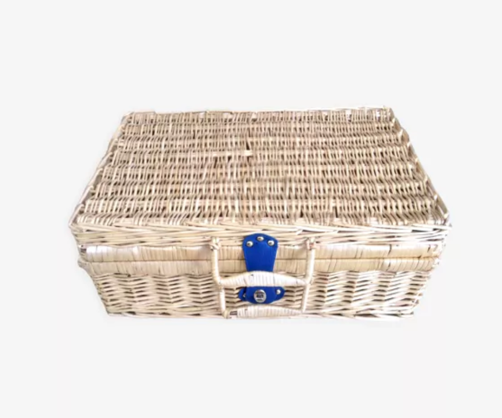XXL wicker picnic basket/suitcase
