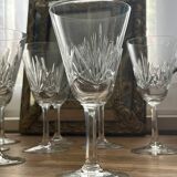 Cut crystal wine glasses