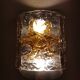 Lampe murale en verre murano « space age »