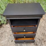 Louis Hilippe black chiffonier