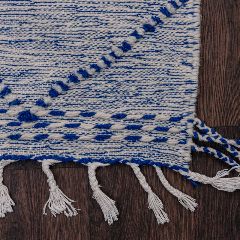 Berber carpet blue zanafi 95x145 cm