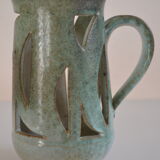 Openwork ceramic candle holder 50 charles voltz