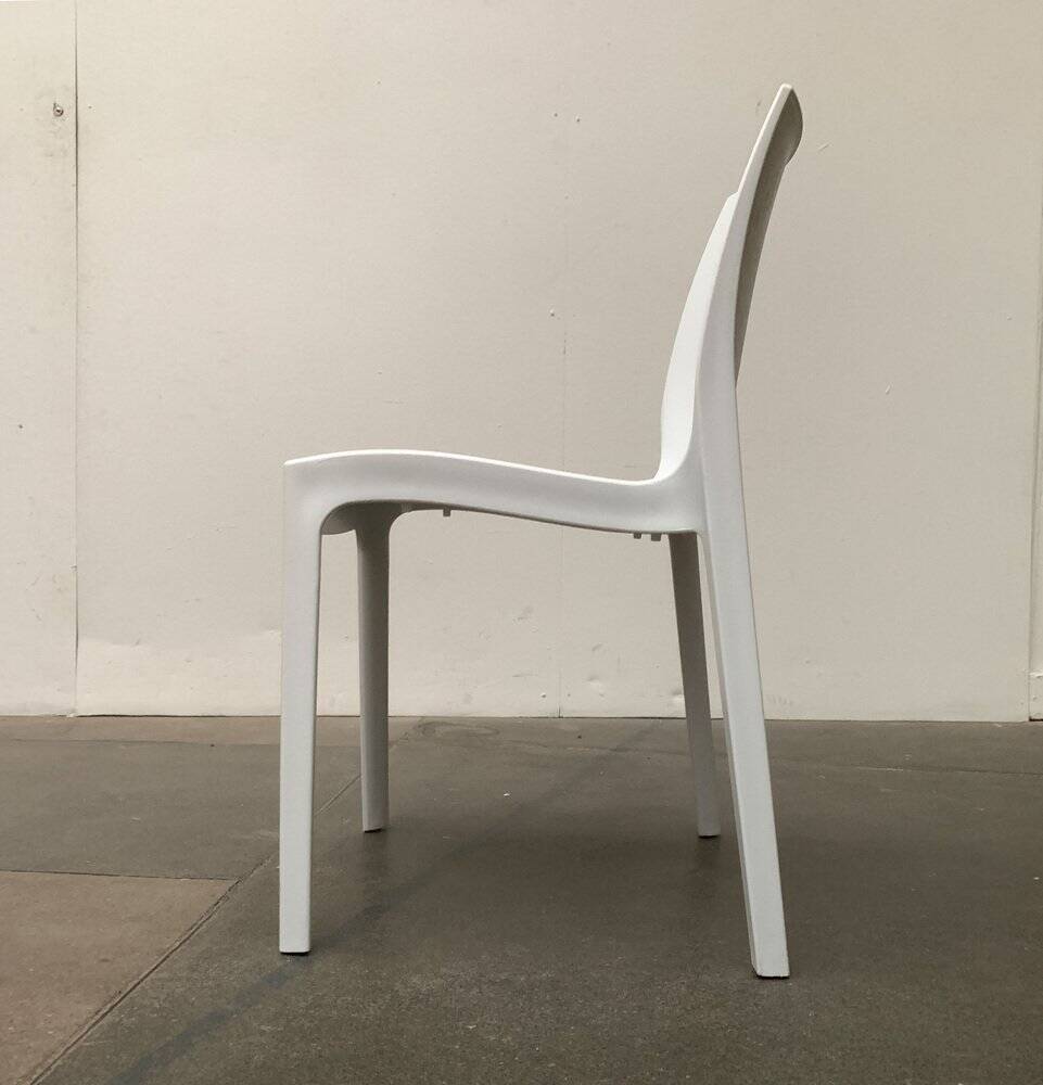 Stackable plastic auxiliary chair Italian Rome