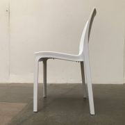 Stackable plastic auxiliary chair Italian Rome