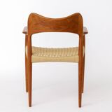 Rare Danish Teak Armchair by Arne Hovmand-Olsen for Mogens Kold, 1960s