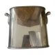 Silver metal bottle cooler