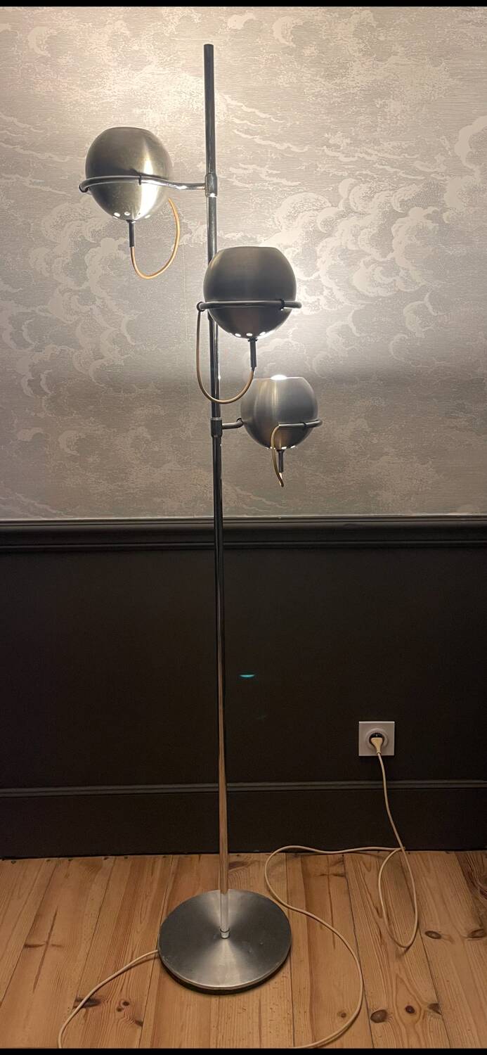 Monix eye ball floor lamp for Étienne Fermigier