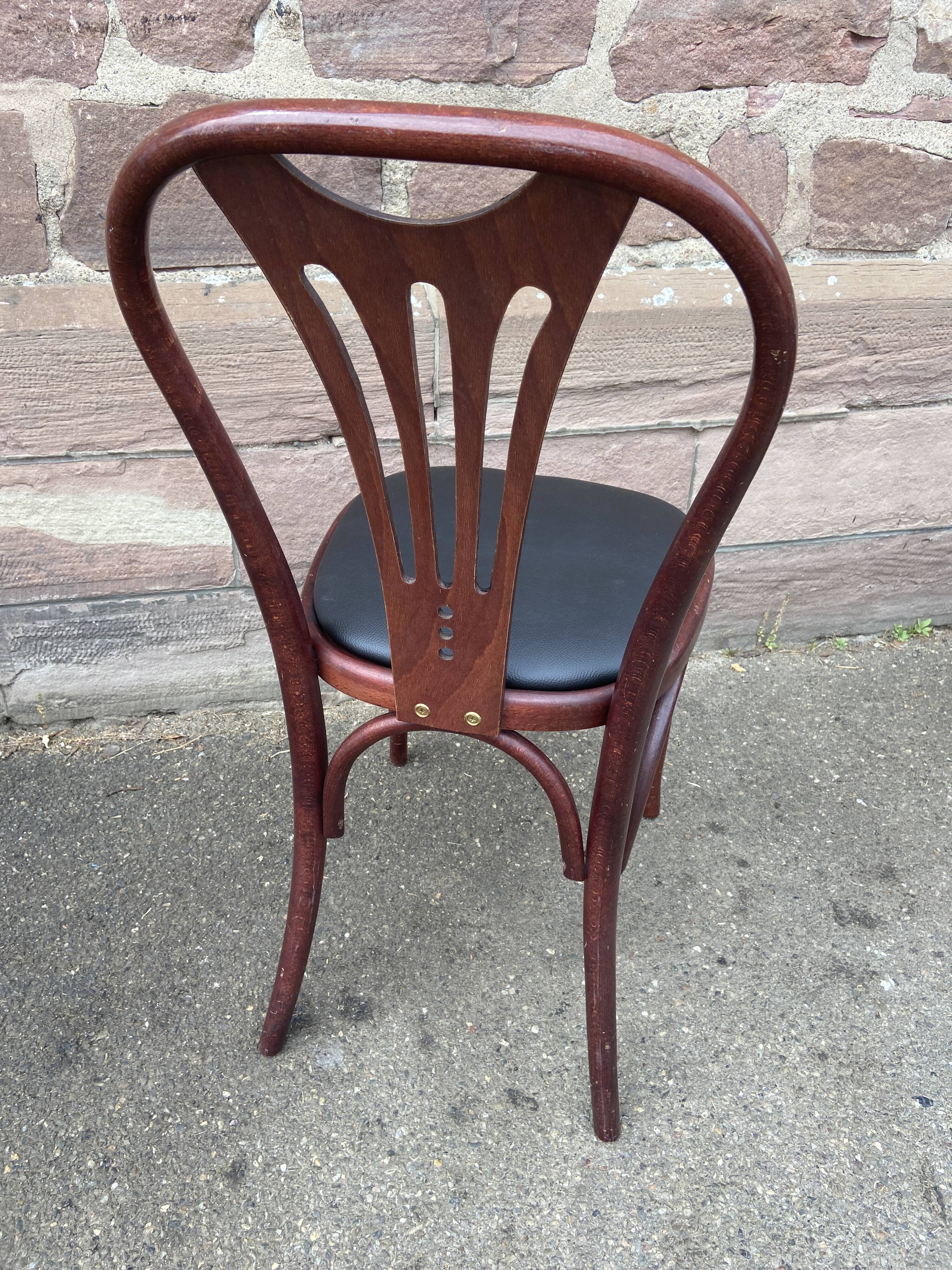 4 Viennese wooden pram chairs from the 1980s