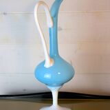 Italian glass vase, handmade, Florence region, Italy 1970s