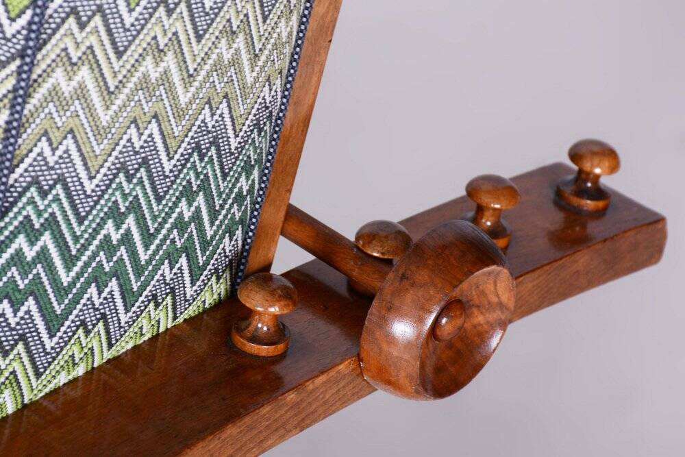 Art Deco Lounge Chair attributed to Jindřich Halabala for Up Závody, Former Czechoslovakia, 1920s