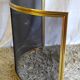 Brass bow firewall and metal mesh