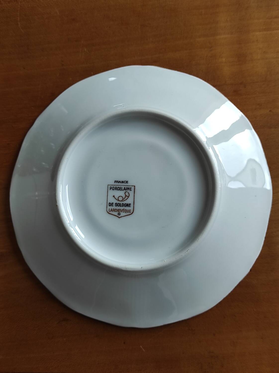 Sologne porcelain cup and saucer