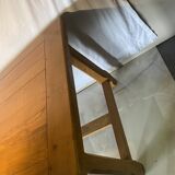 Solid oak farmhouse table