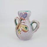 Large vase with handle by Daniel Etienne in Vallauros