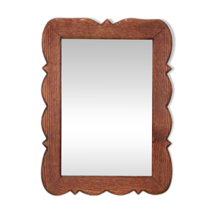 miroir en chêne massif