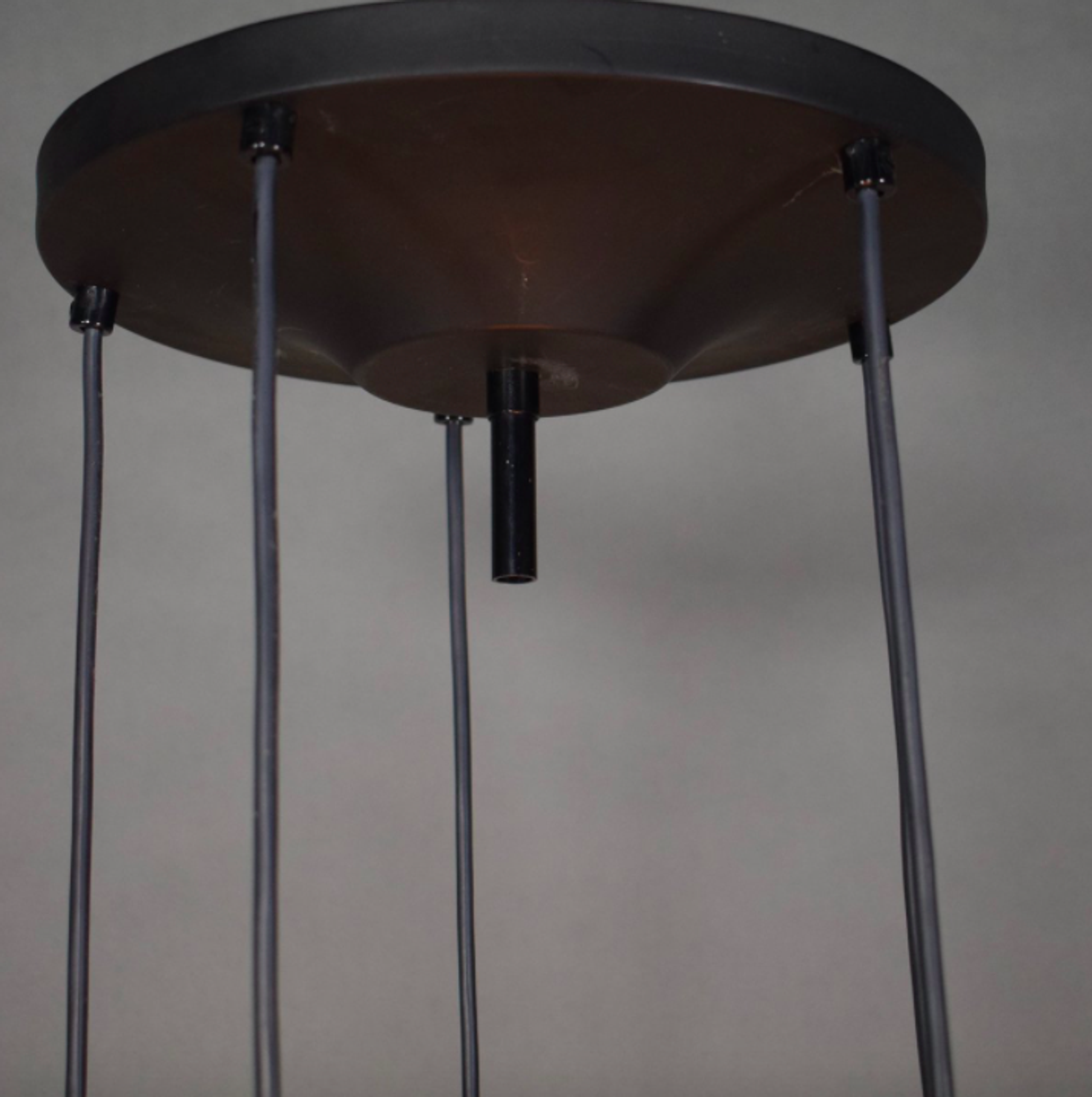 Vintage five-globe ceiling lamp 1960