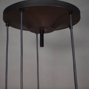 Vintage five-globe ceiling lamp 1960