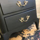 Vintage chiffonnier with black makeover