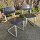 Paire de chaises industrielles