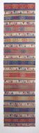 Soft Palette Kilim Runner Rug, Handmade Vintage Kilim Carpet, 100x410 Cm