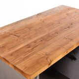 Vintage metal workbench