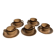 Vintage 1970s stoneware coffee cups and saucers