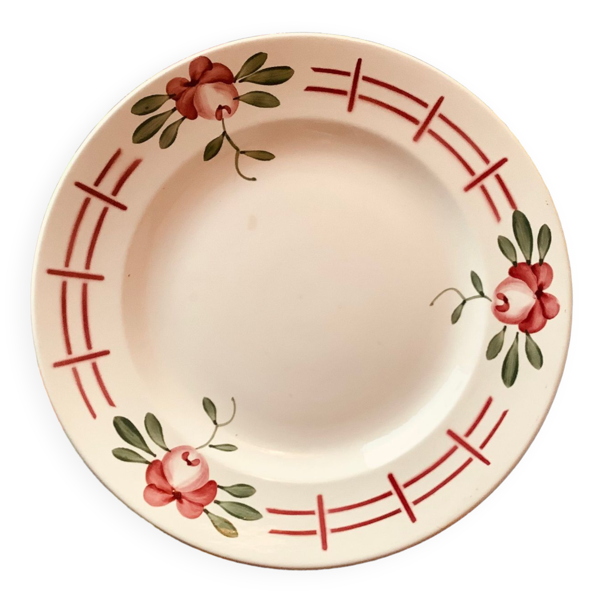 Round dish Sarreguemine Digoin Gastille collection