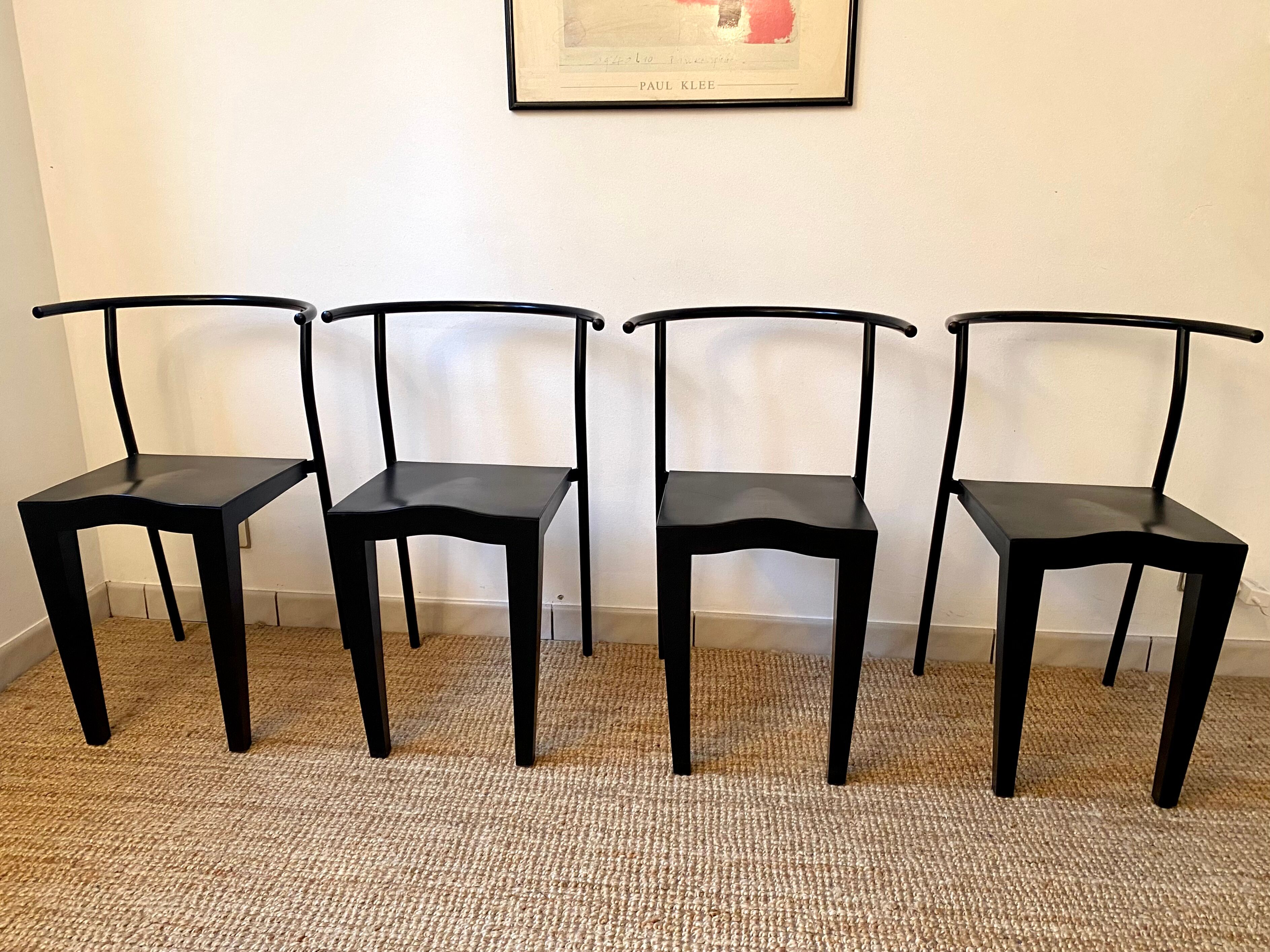 Chairs kartell dr Glob design Philippe Starck vintage 80s