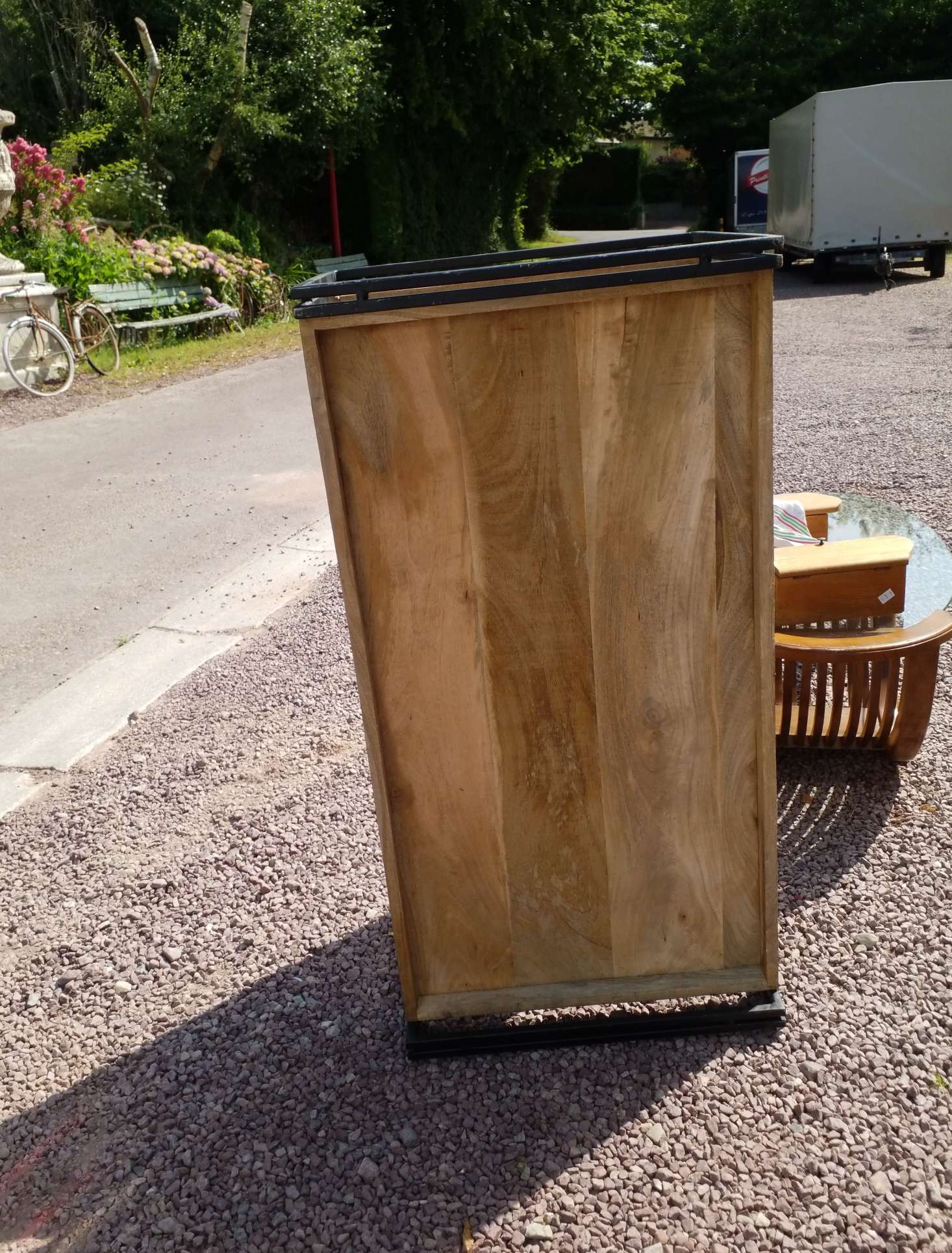 Industrial coffee table