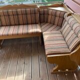 Corner bench for chalet