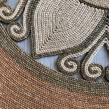 Round rugs in jute 180cm