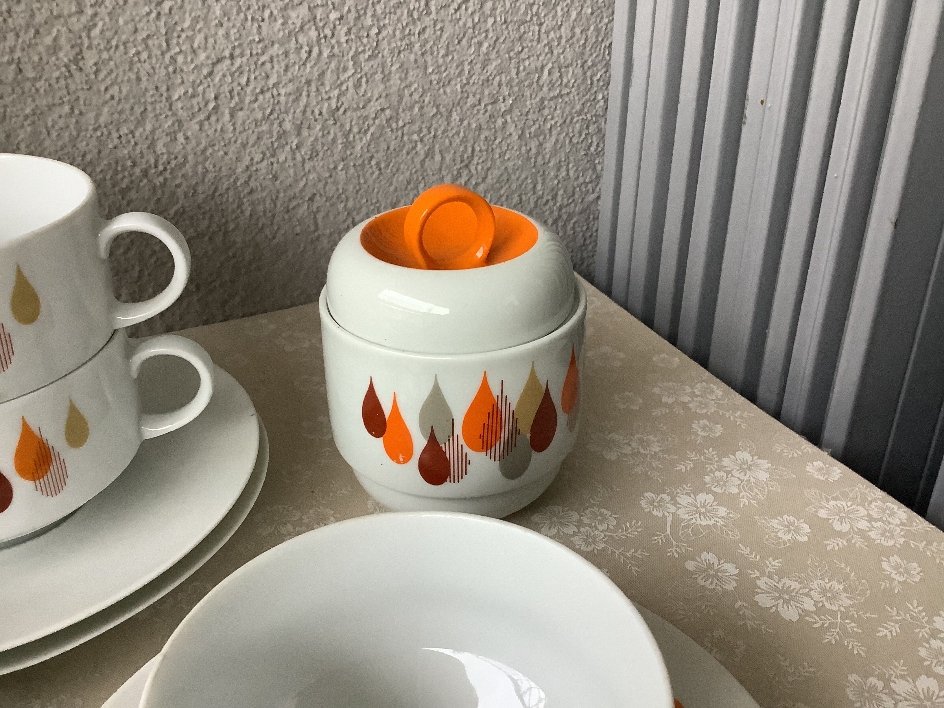 Cups Bareuther Waldsassen Germany design seventies