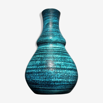 blue ceramic vase "Galoise series" by accolay