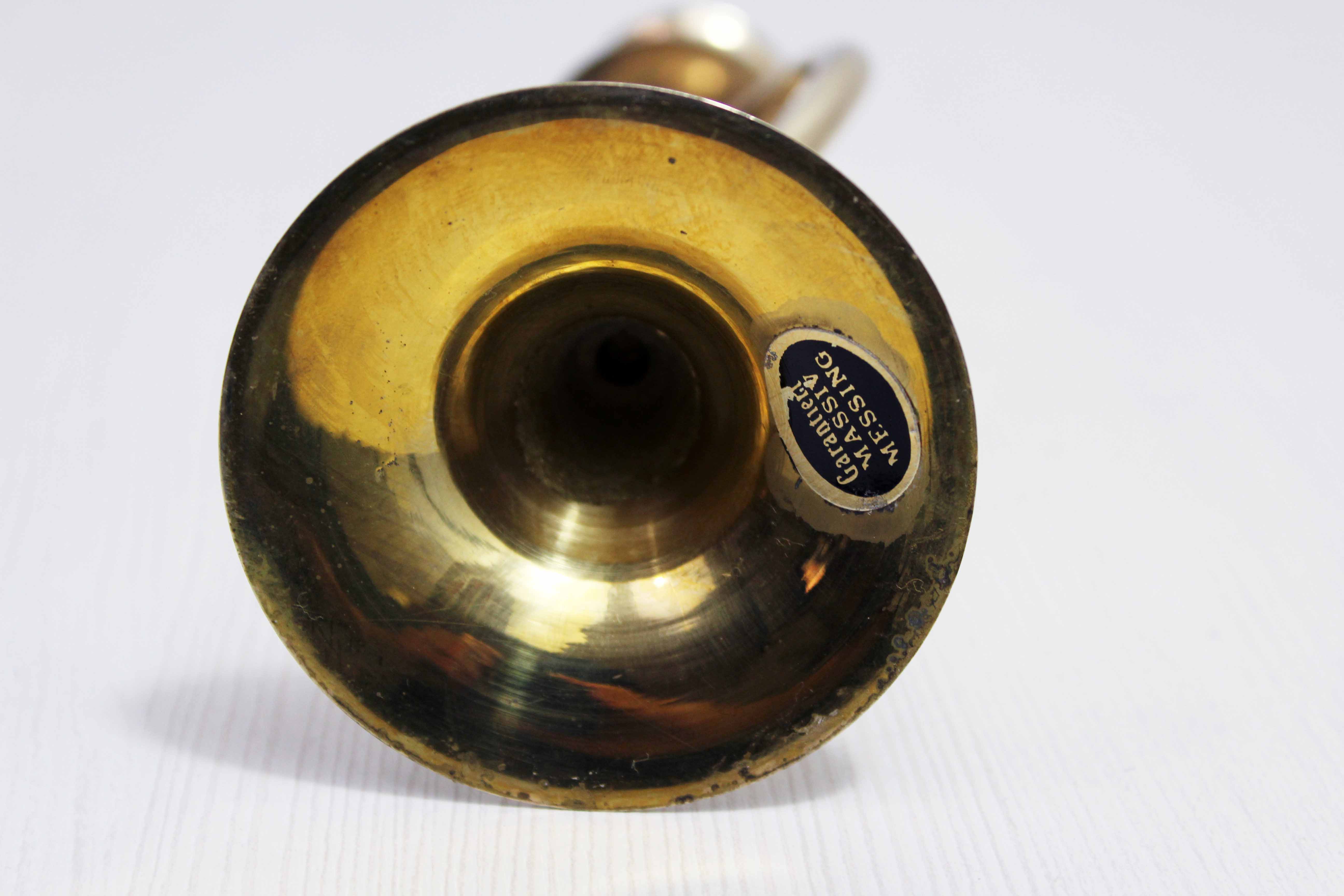 Vintage brass candle holder