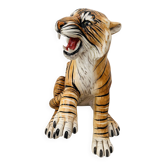 Vintage ceramic tiger