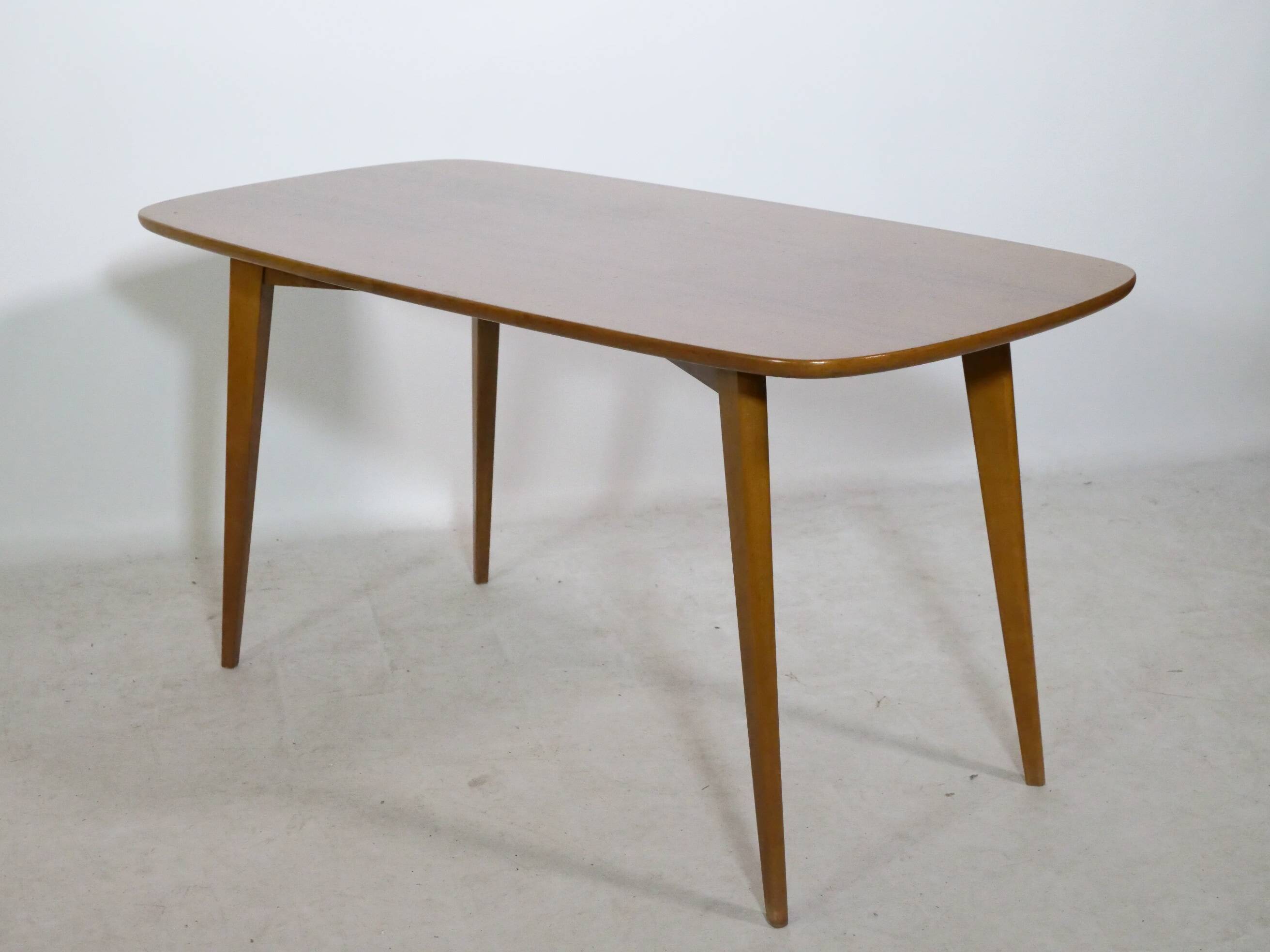 Mid-Century Walnut Coffee Table, 1960s Design