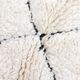 Beni Ouarain Moroccan Berber carpet with diamonds engraved in the weft 2.18x1.21m