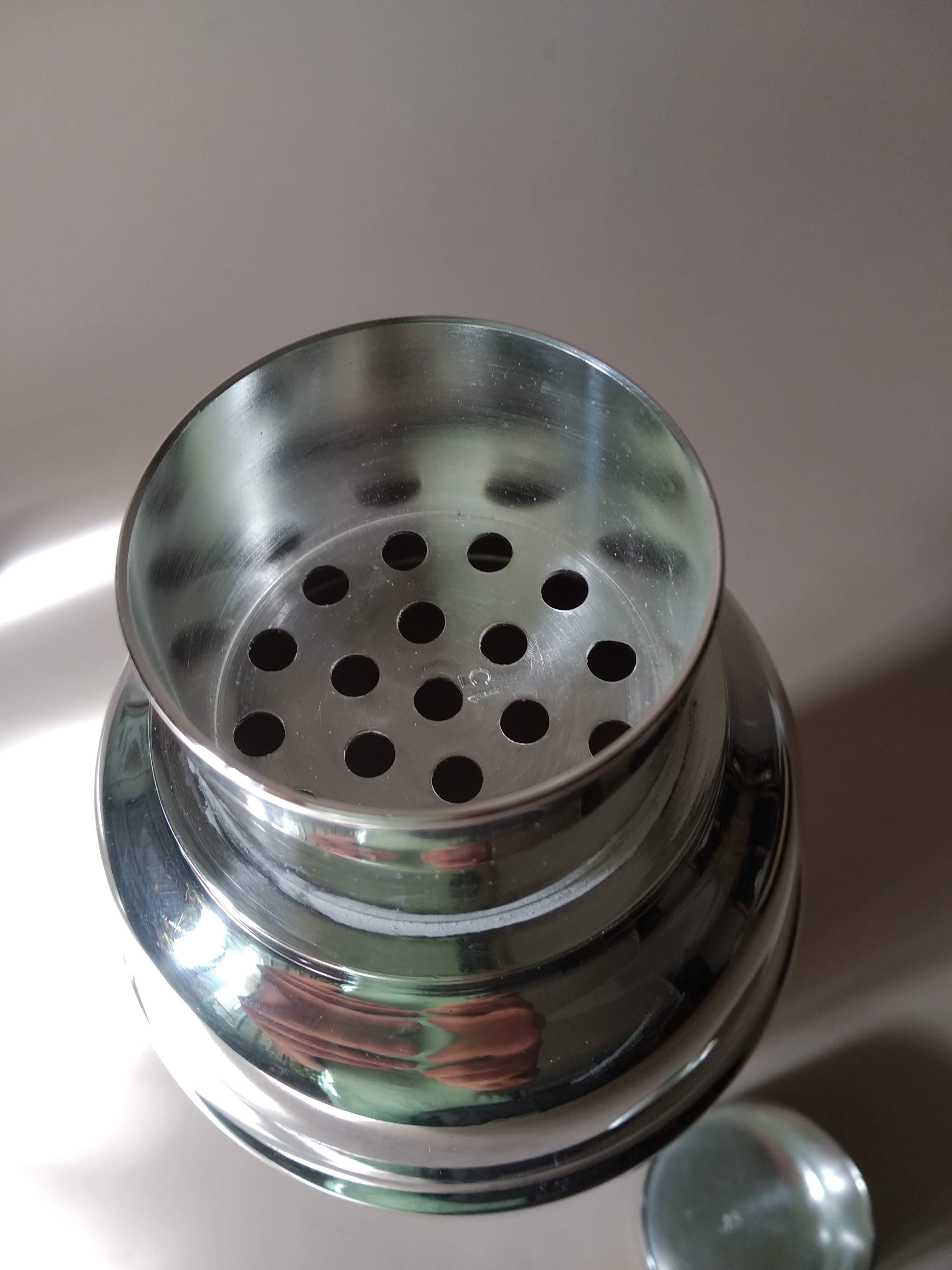 shaker silver metal vintage ercuis