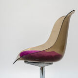 Couple of tulip chairs in plexiglas