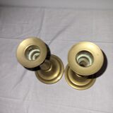 Pair of brass candlesticks