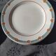 Série de 6 assiettes plates  et de 3 assiettes à dessert Vintage de St Amand