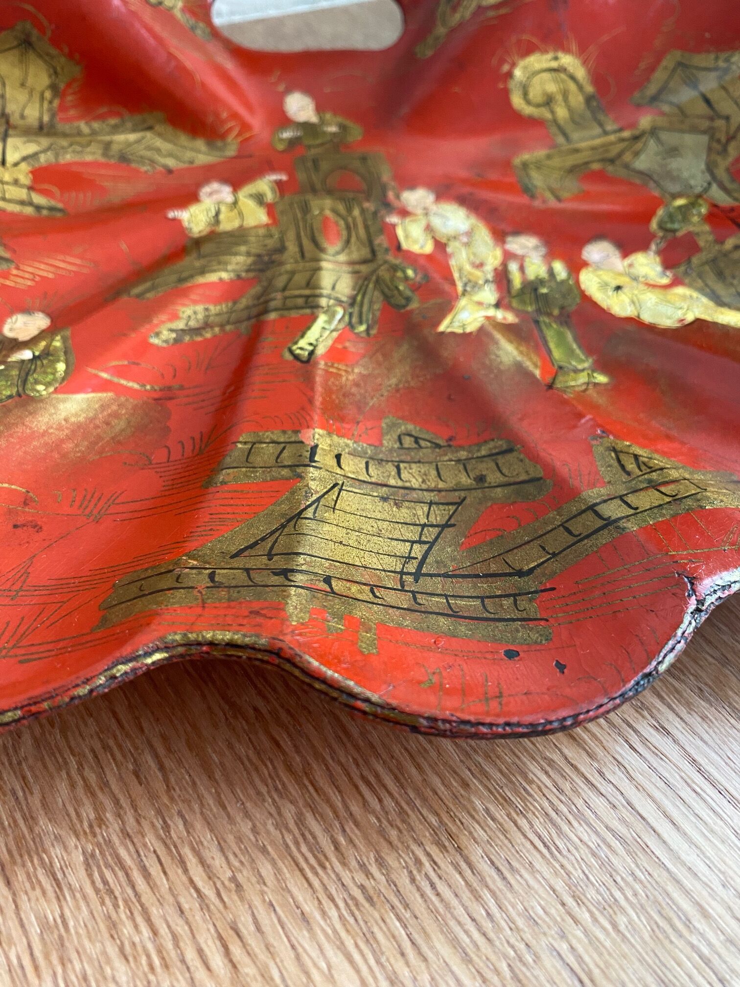 Empty cardboard bag boiled mid-nineteenth